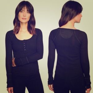 Free People Sugar & Spice Henley; LIKE NEW